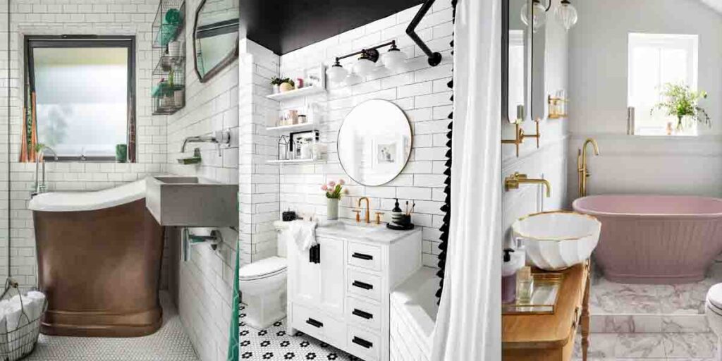 Bathroom in a modern